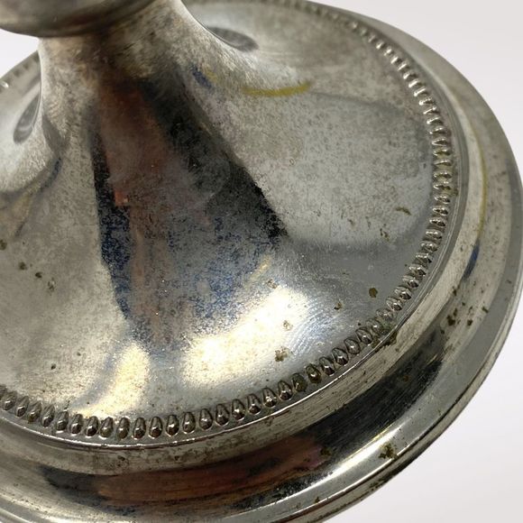 Vintage | 2 Silver Plated Candlestick Holders - Picture 5 of 11